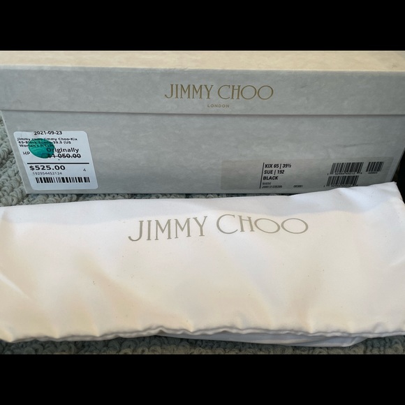 Jimmy Choo Kix 65 Sue Black 39.5 Boots - Picture 2 of 9